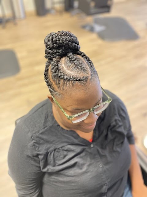 9-10 Feed In Braids at Crown Adjustments in Havelock, NC