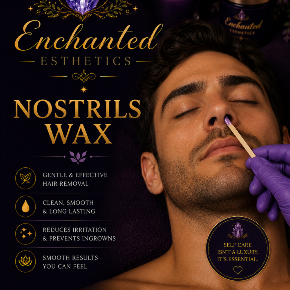 ✨Nostrils Wax at Enchanted Esthetics in Sacramento, CA