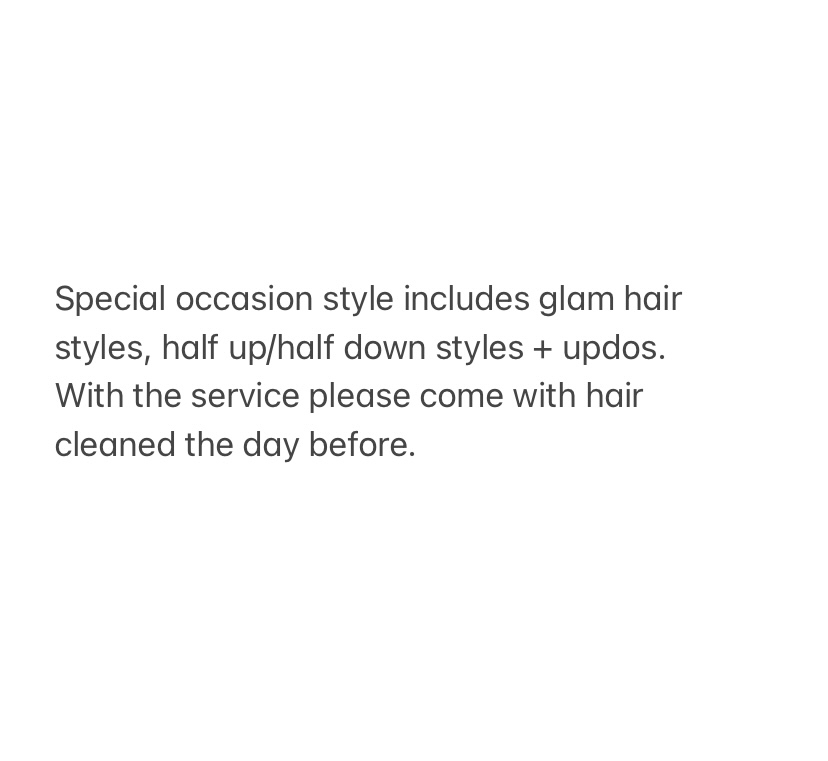 Special Occasion