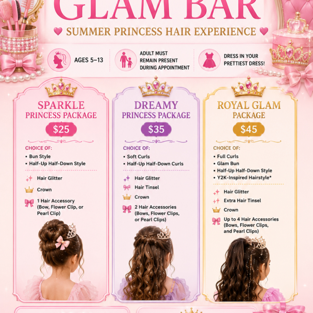 Dreamy Princess Package 2 at Doll’d Up Beauty in Madera, CA