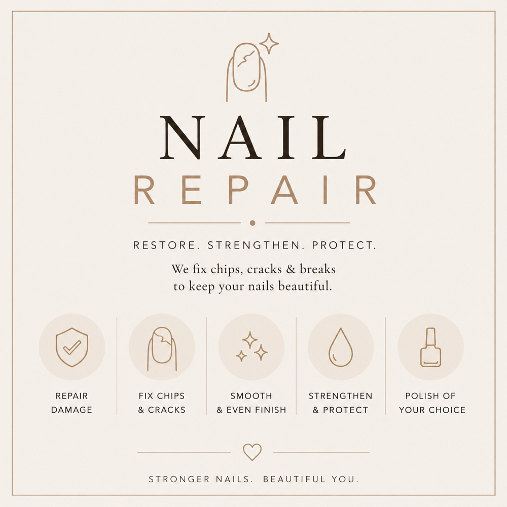 Nail Repair at NL Visions Beauty Studio in Greensboro, NC