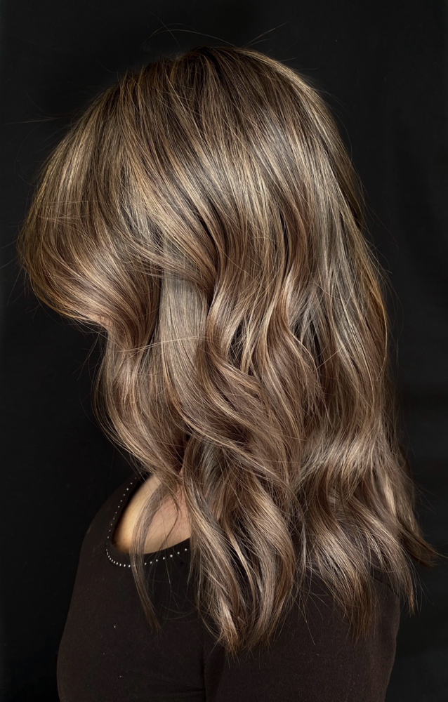 Partial Highlight + Haircut + Style