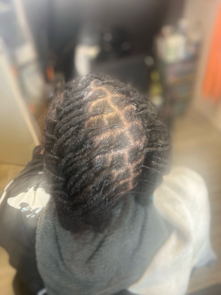 Loc Retwist Medium Size Locs at Studio 981 in Richmond, VA