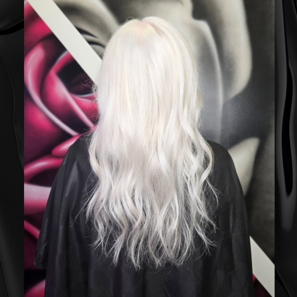 Retouch For All Over Blonde at Get Cut & Dye Hair Salon & Spa in Alexandria, LA