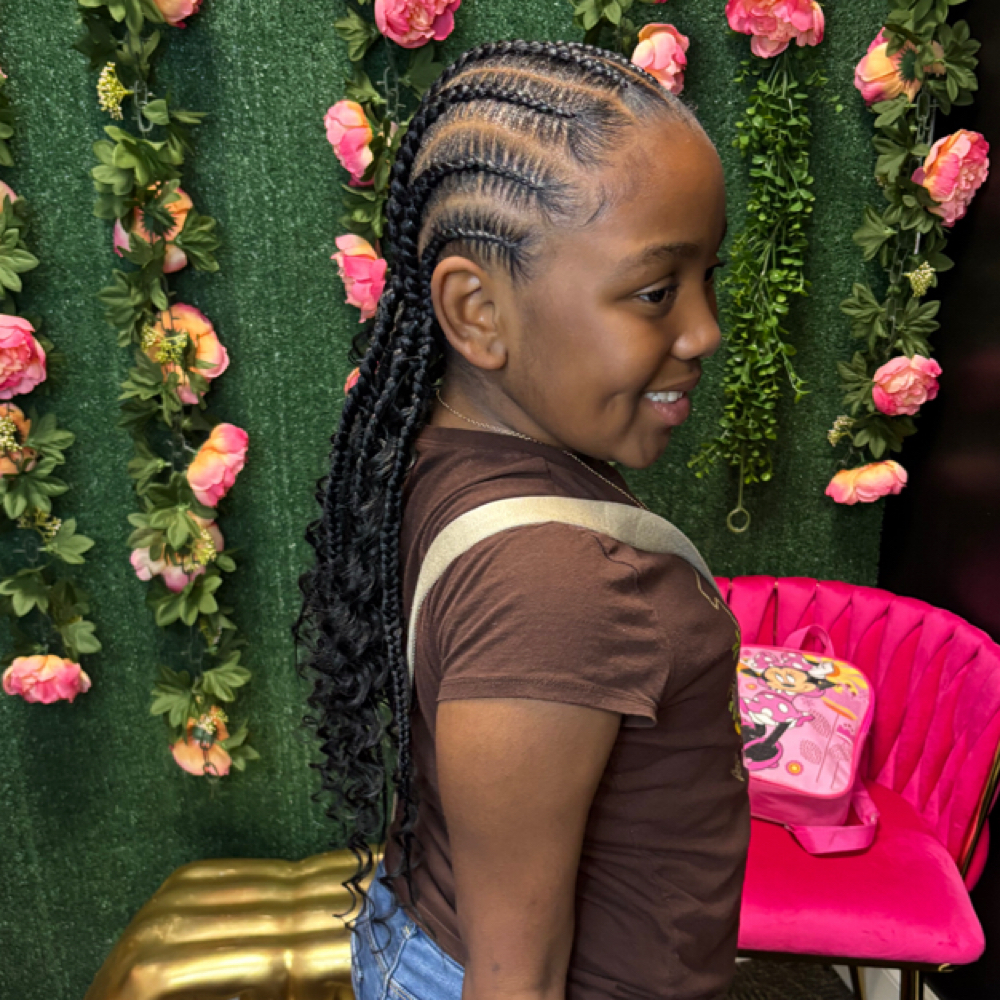 Kiddie Braided Styles W/Weave at Grow Wit Lo in Columbus, GA
