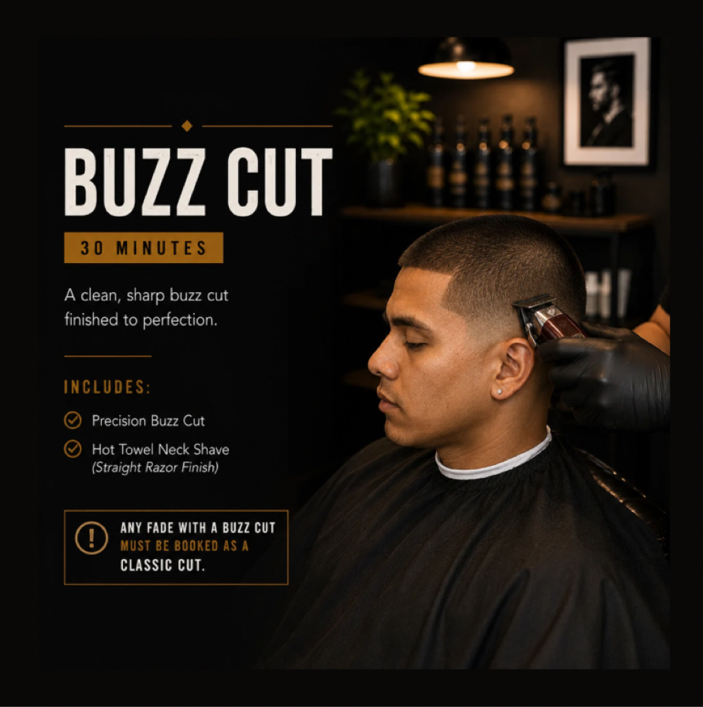 Buzz Cut at Artisan Salon & Barber Studio in Lake Mary, FL