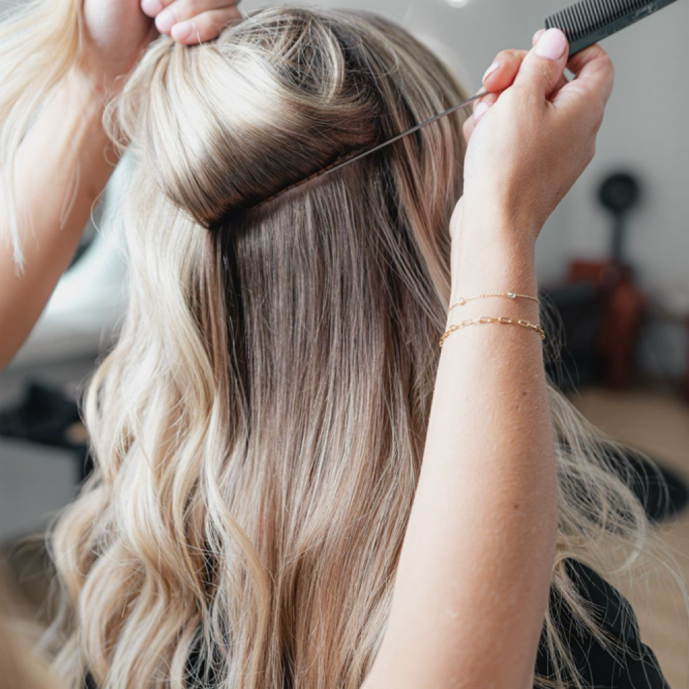 EXTENSTONS • 1 ROW HANDTIED at Apothecary West x Elyse Matthews Beauty in Meridian, ID