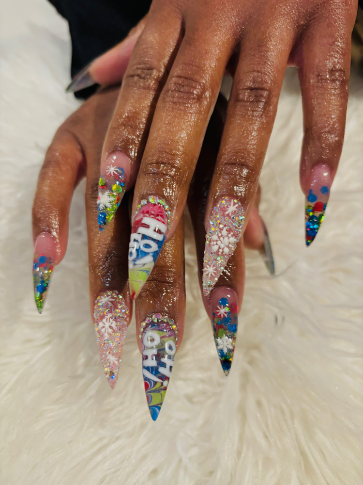 Full Set Manicure Length Medium