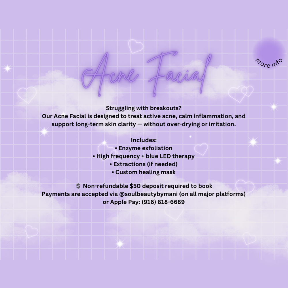 Acne Facial