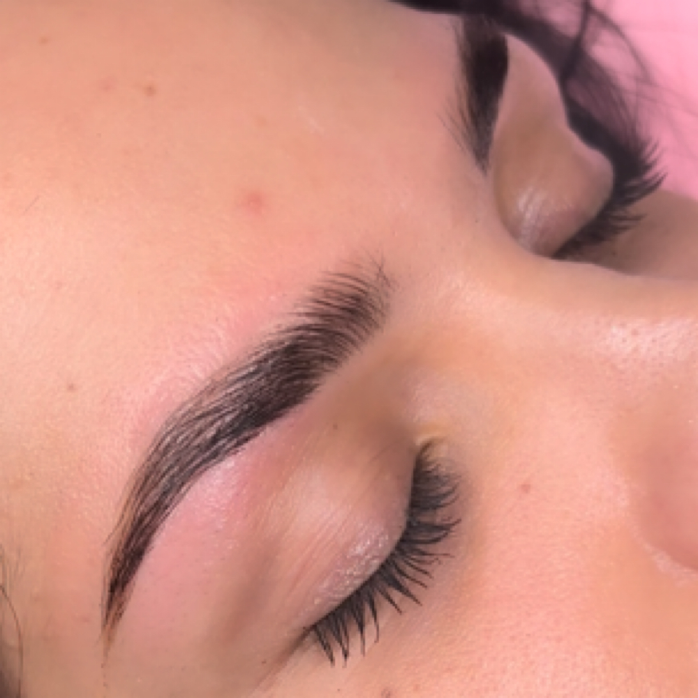 eyebrow tint/lami/wax Brow package at Lashed Out Beaut in guymon, OK