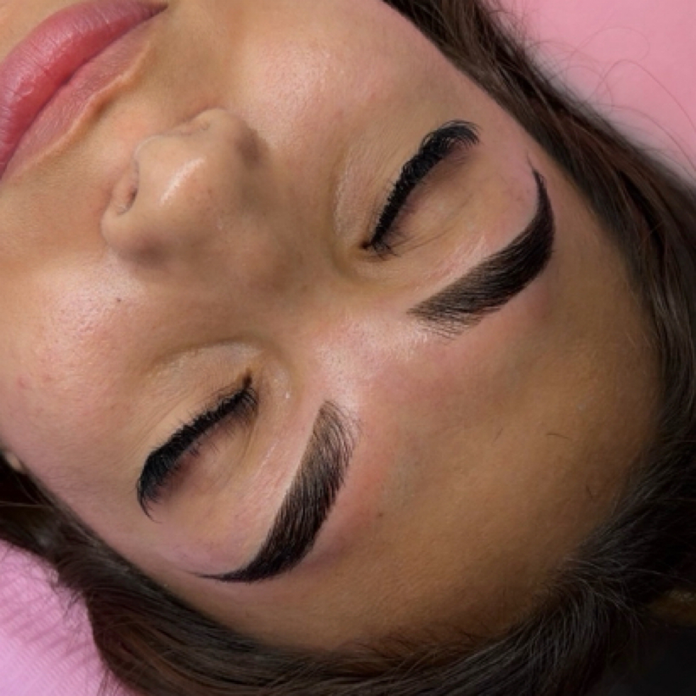 Brow Trio. lami+tint&wax at Lashed Out Beaut in guymon, OK