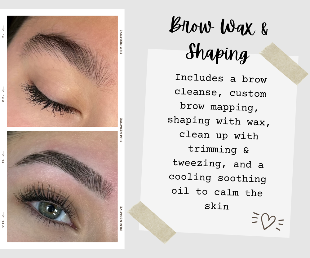 Brow Wax & Shaping (Aaliyah)
