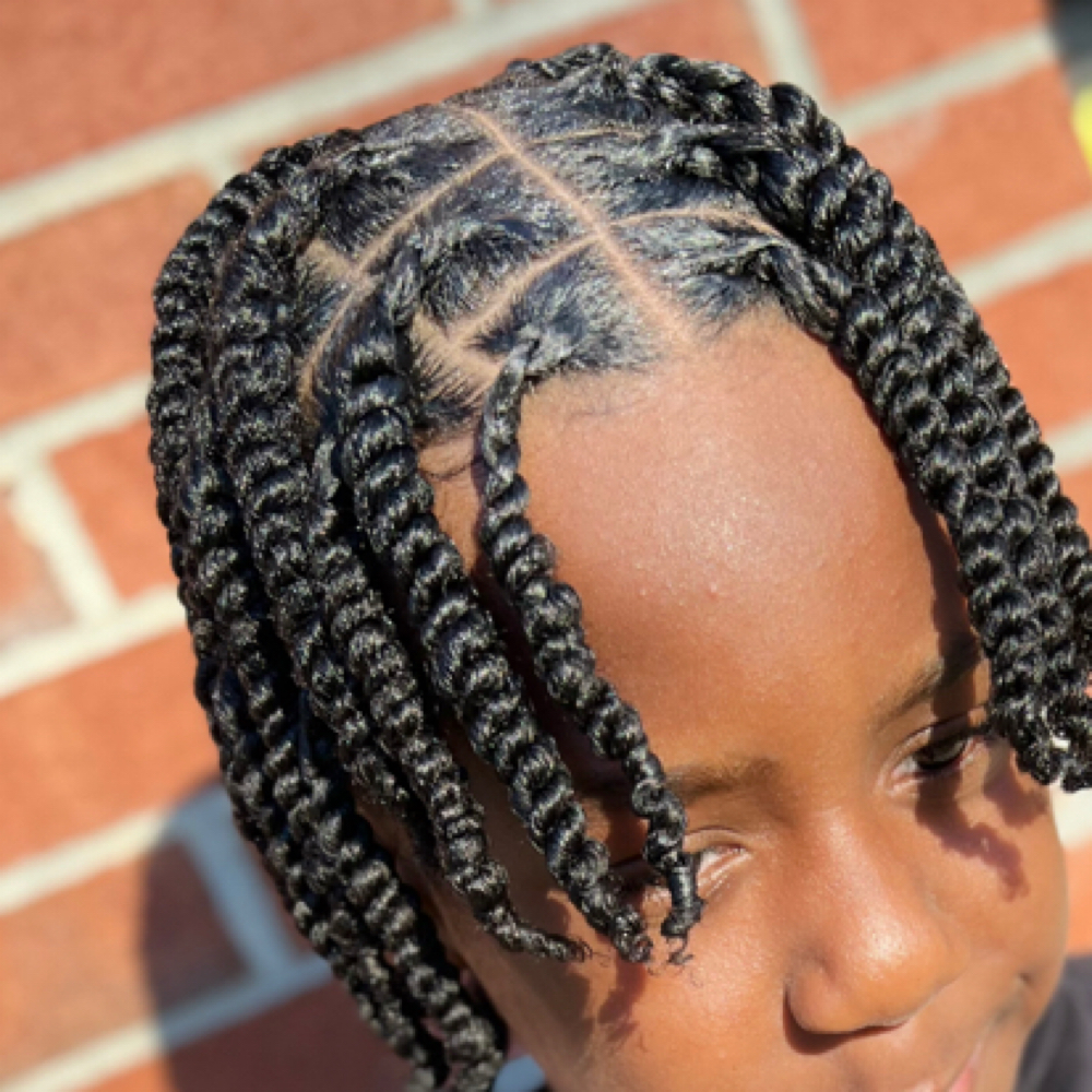 Luxury Natural Two Strand Twist at SiYunna Beauty in Collierville, TN
