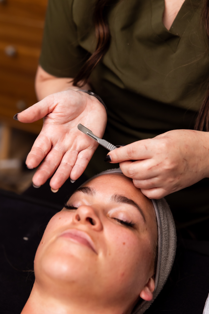 Dermaplane Add On at Glow Beauty Bar in Manitowoc, WI