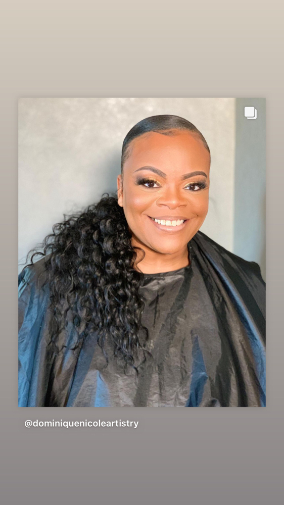 Bridal Party Application at Dominique Nicole Artistry in Baltimore, MD