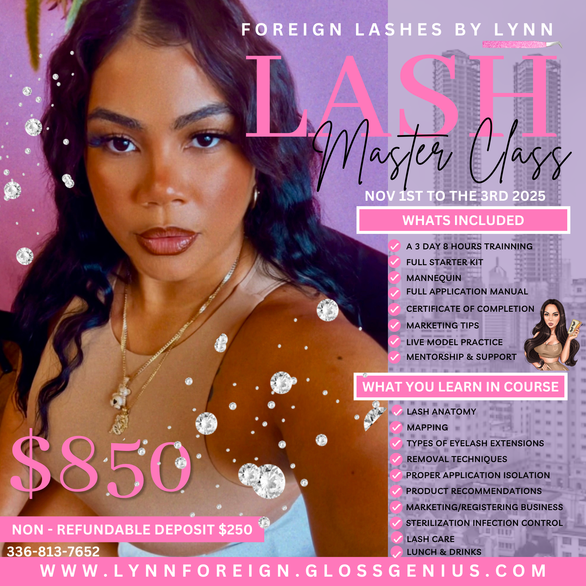 Lash extension master class