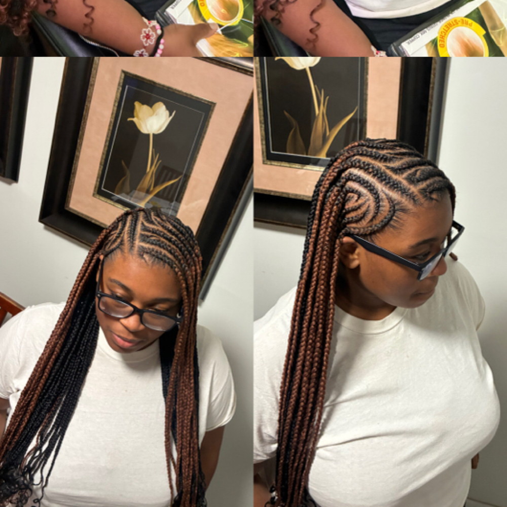 Medium Fulani at BraidsByJinece in Wichita, KS