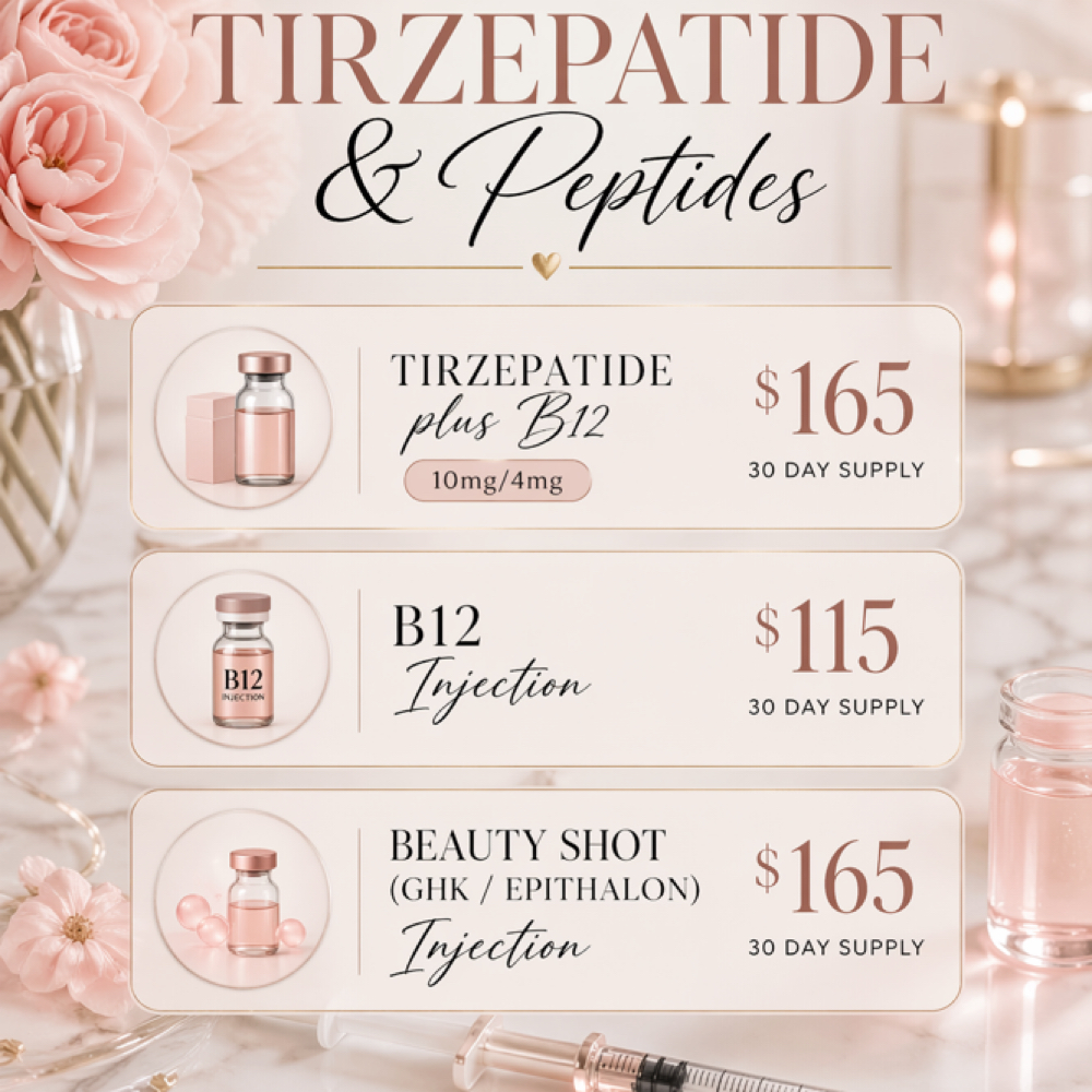 Tirzepitide & Peptides at Lash & Body Studio, LLC in Houston, TX