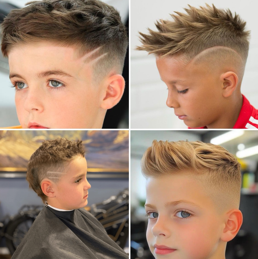 FADE BOYS HAIRCUT at International Unisex Salon in Mahopac, NY