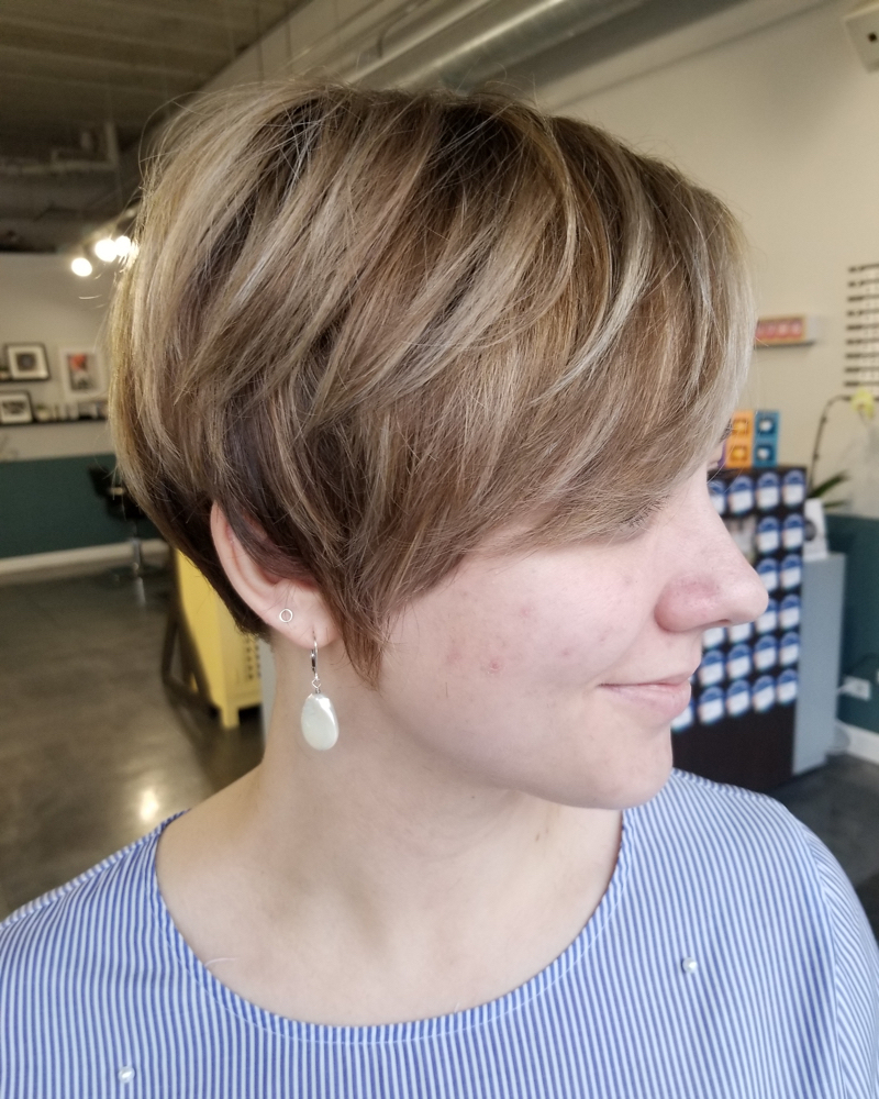 Short Haircut -Add On To Color