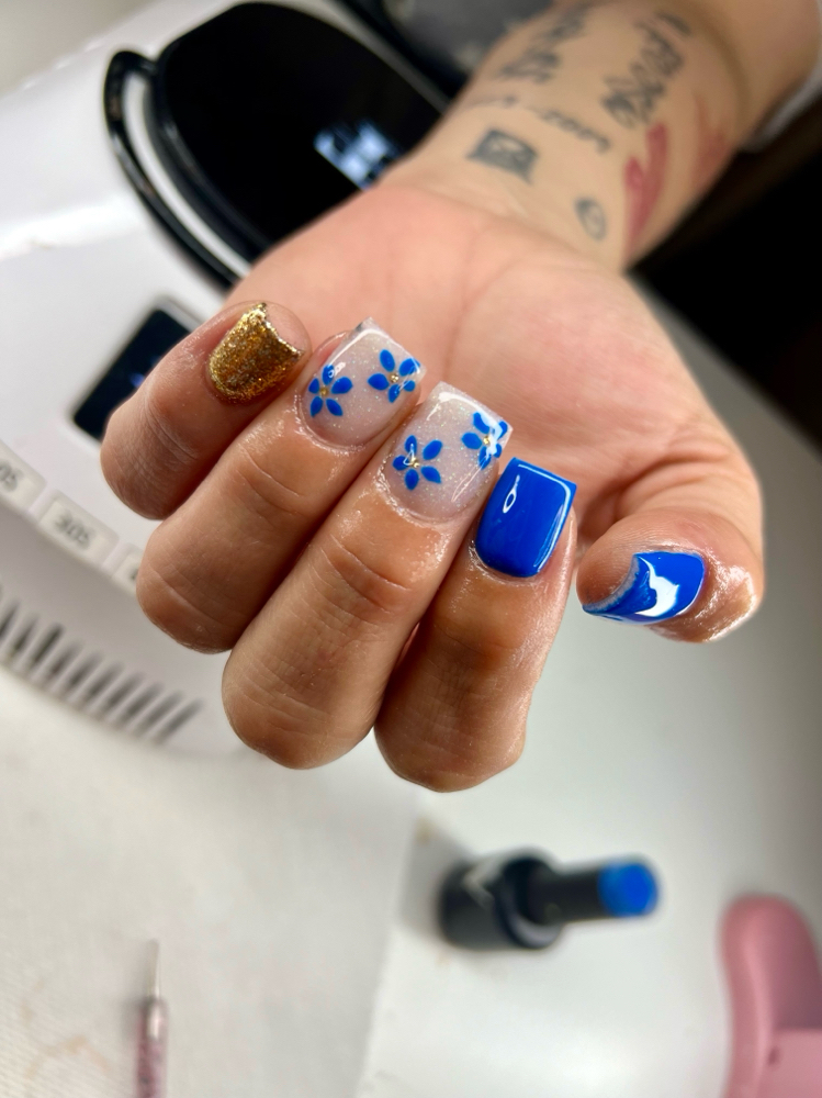 Acrylic Fill With Simple Design