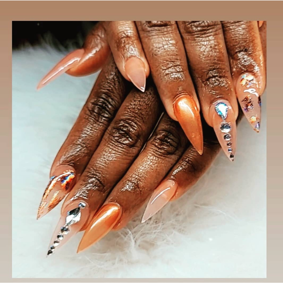 Basic Nail Design at Hair N Nails By La in Loganville Ga, GA