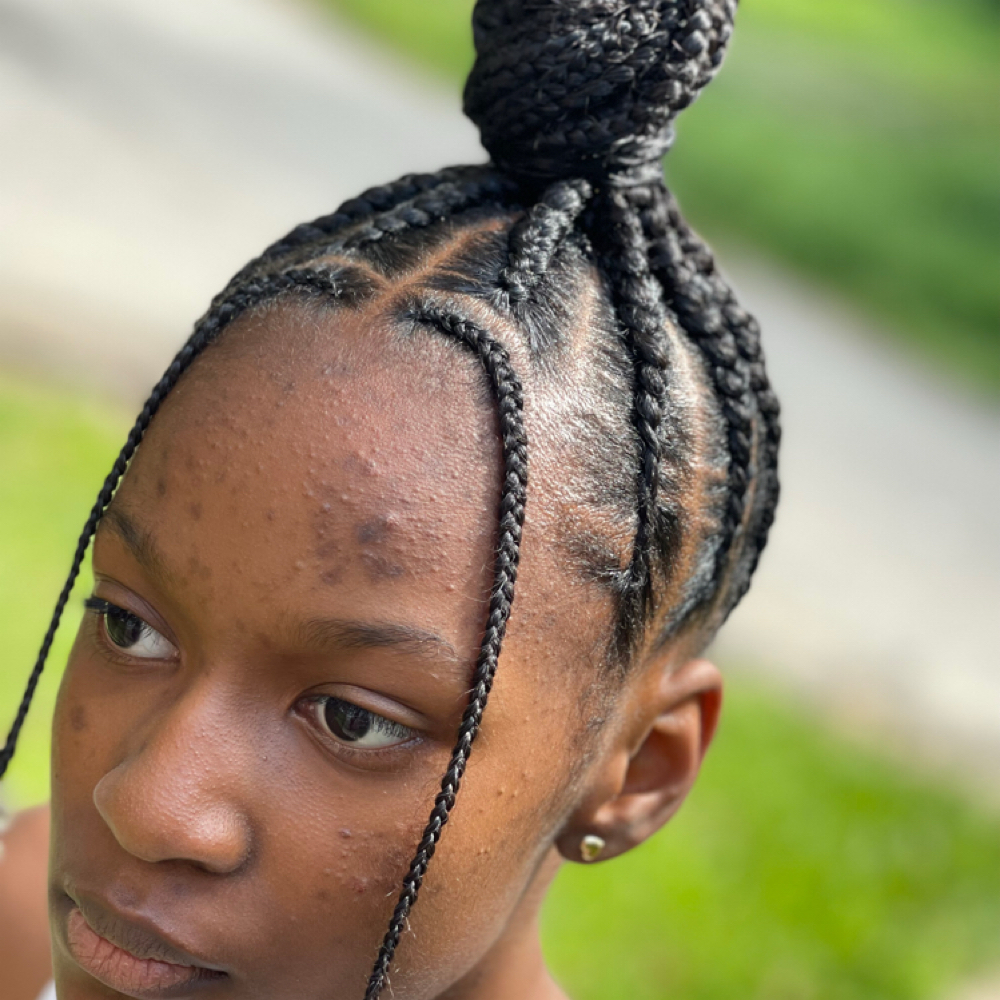 Natural Braiding Style at Picturesque Hair in Pittsburgh, PA