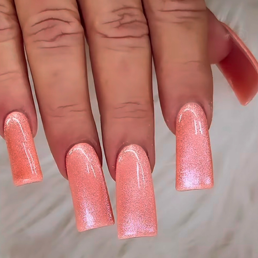 One Color Full Set at Pretty.Plus.Nails.661 in Bakersfield, CA