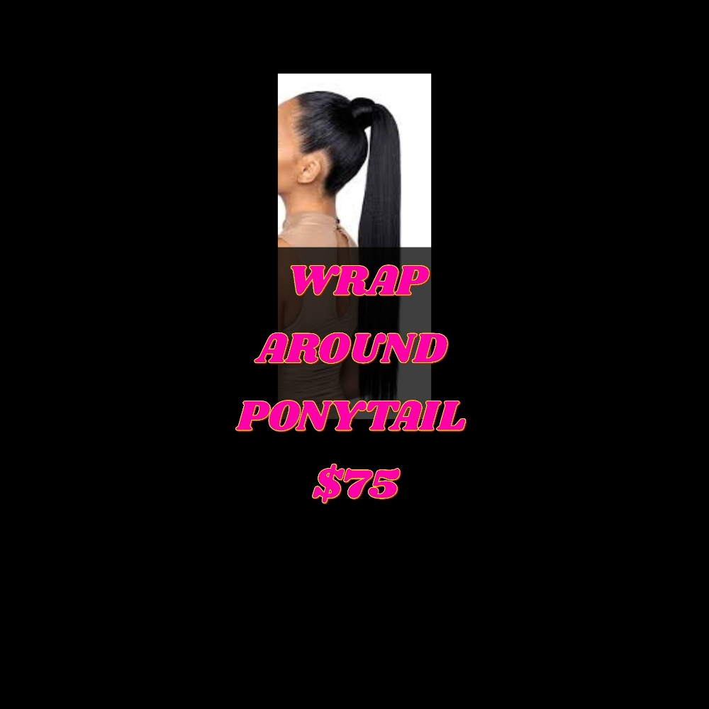 Wrap Around Ponytail