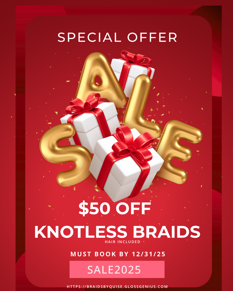 Smedium Knotless Or Tribals