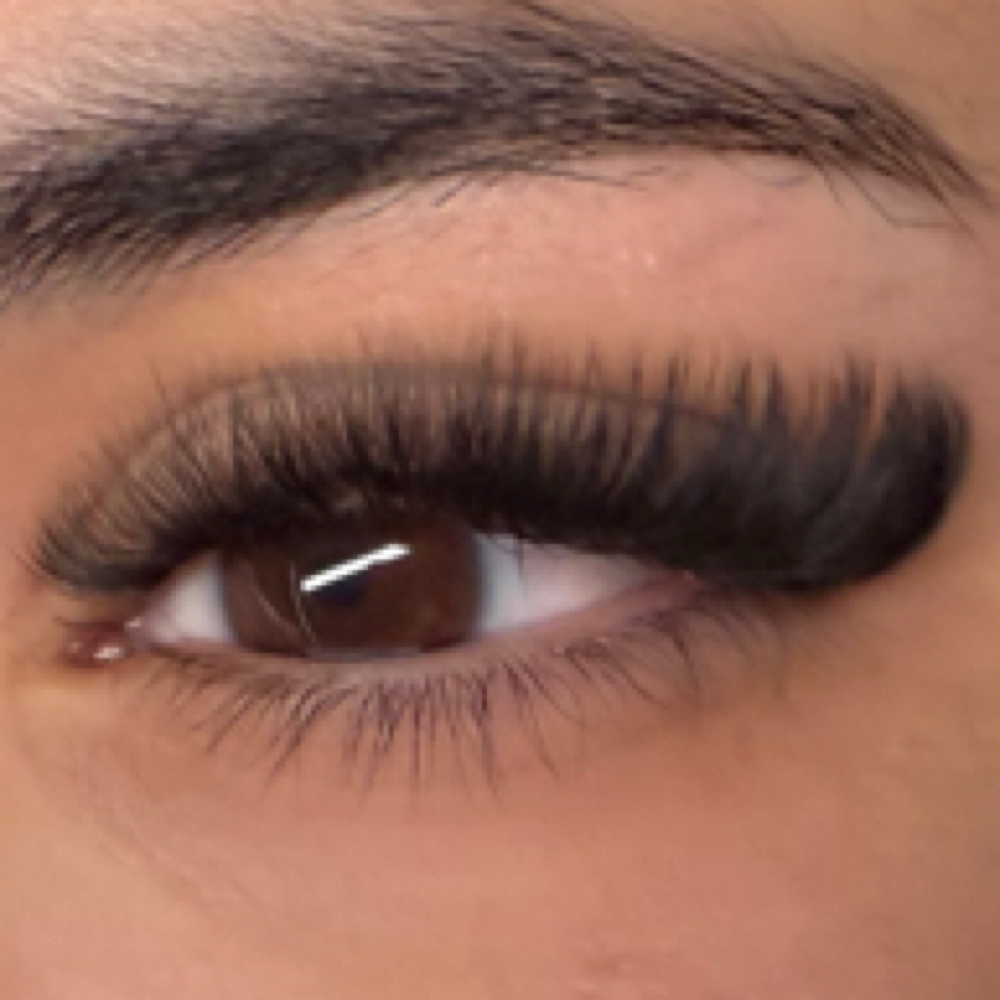 Eyelash Extensions Mega Volume Set at Shears and Lashes in Fort Stockton, TX