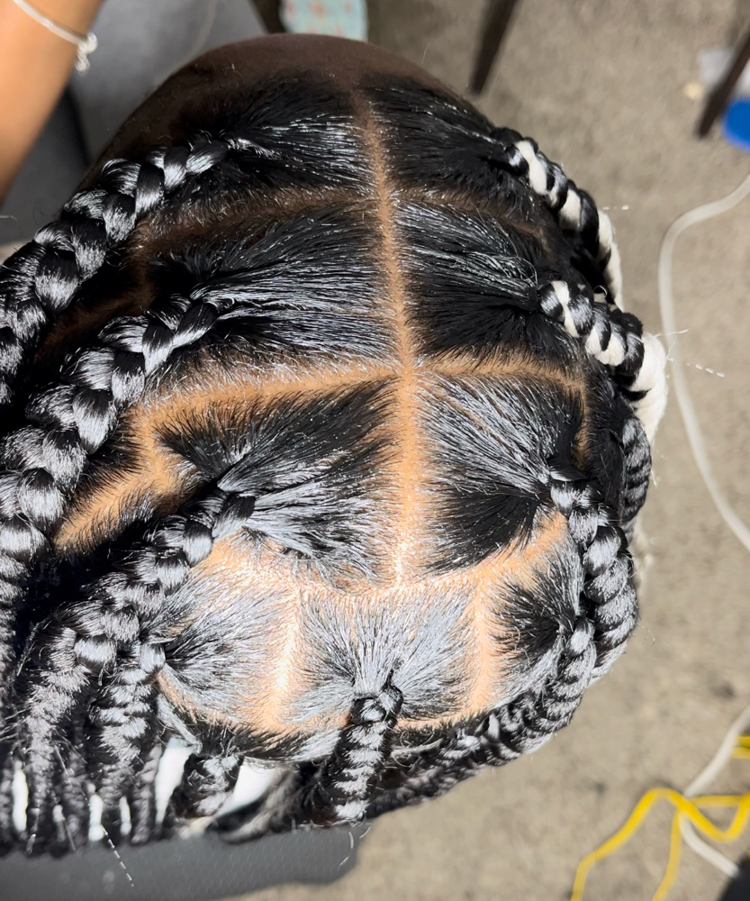 Large Knotless 15-25 Braids at Cali Slayz LLC in Antioch, CA