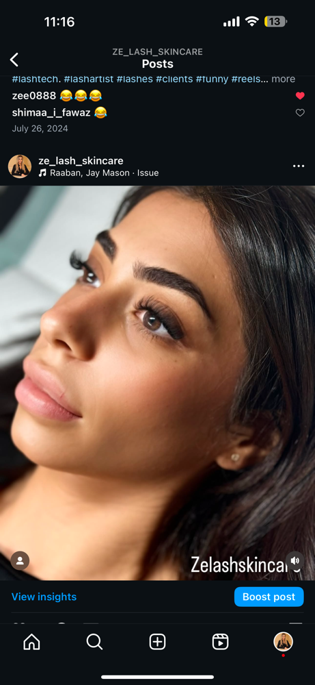 2 Week Hybrid Lash Fill-In