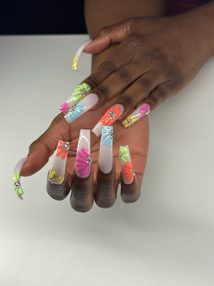 𝑪𝒖𝒓𝒗𝒆𝒓𝒅 𝑵𝒂𝒊𝒍 ᶠᴵᴸᴸ ᴵᴺ at Lewii Luxe Nails Cartel in Princeton, TX