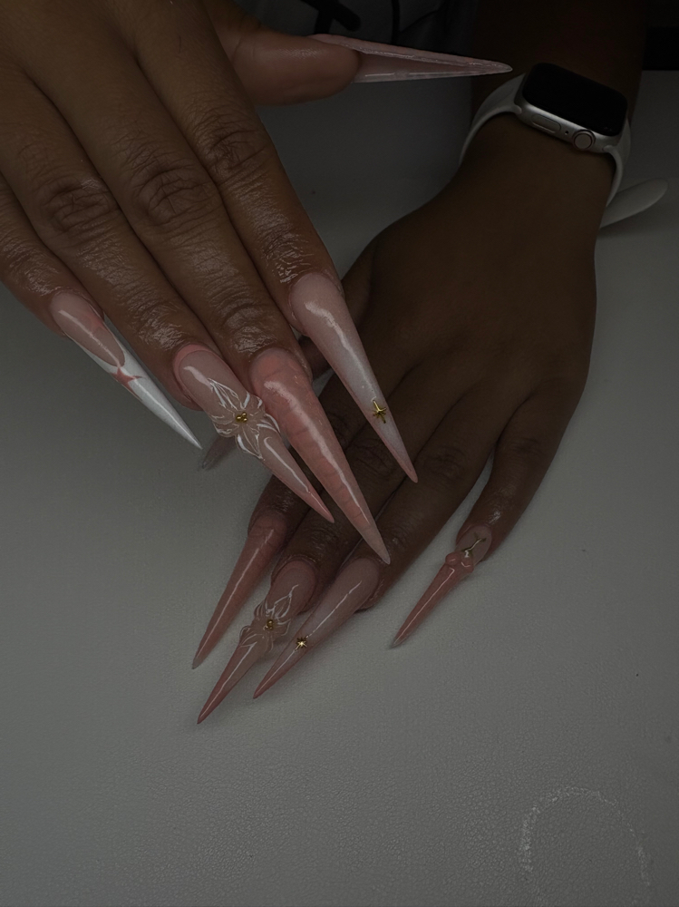 XXXL Full Set at Tati nails💅🏻 in Benson, NC