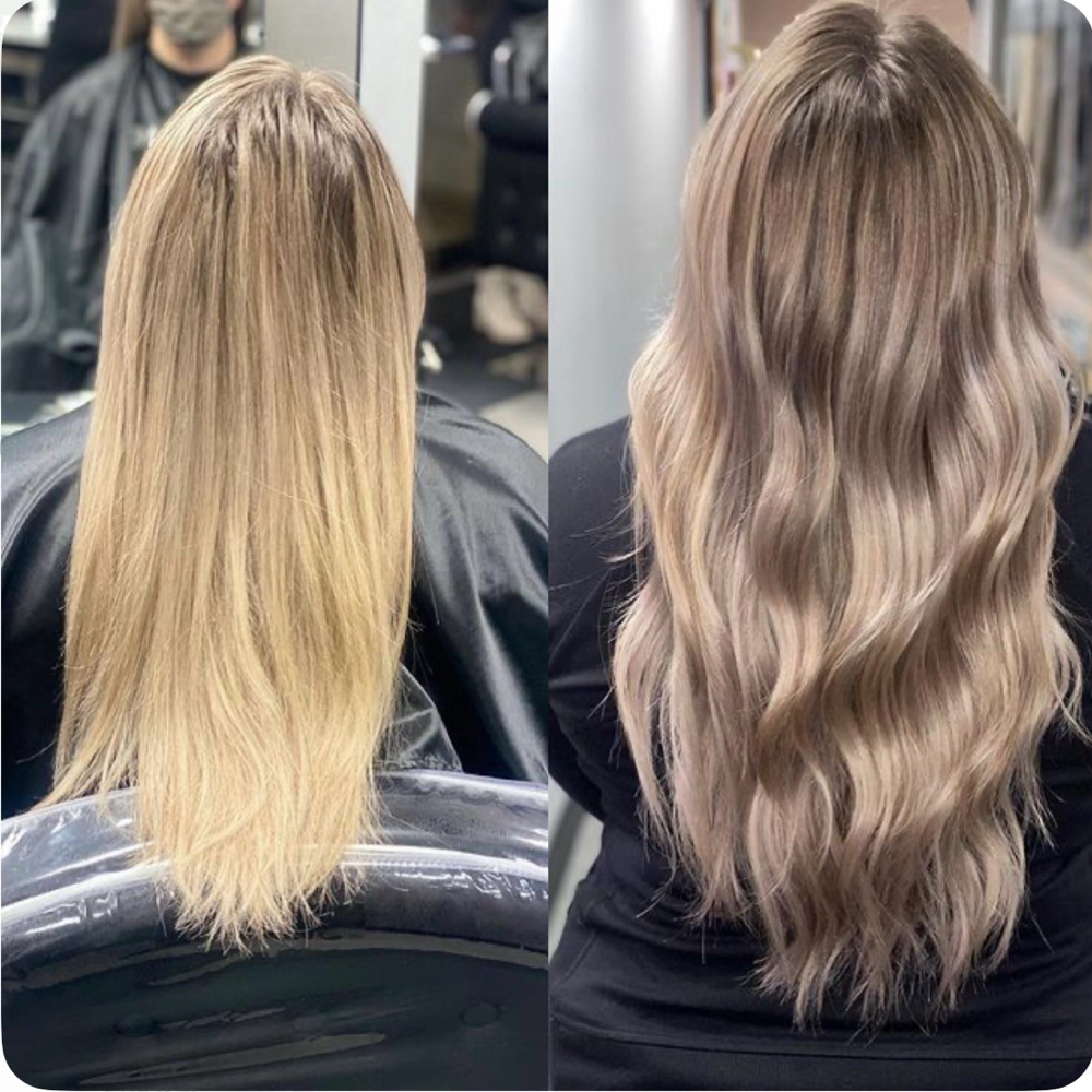 Hair gloss treatment at Jamie Does My Hair in Milaca, MN