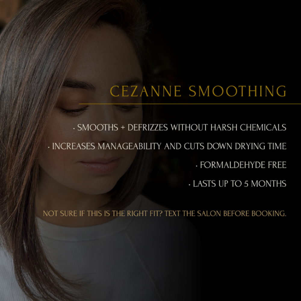 Cezanne Smoothing Treatment at The Mill Hair Studio in Huntington, NY