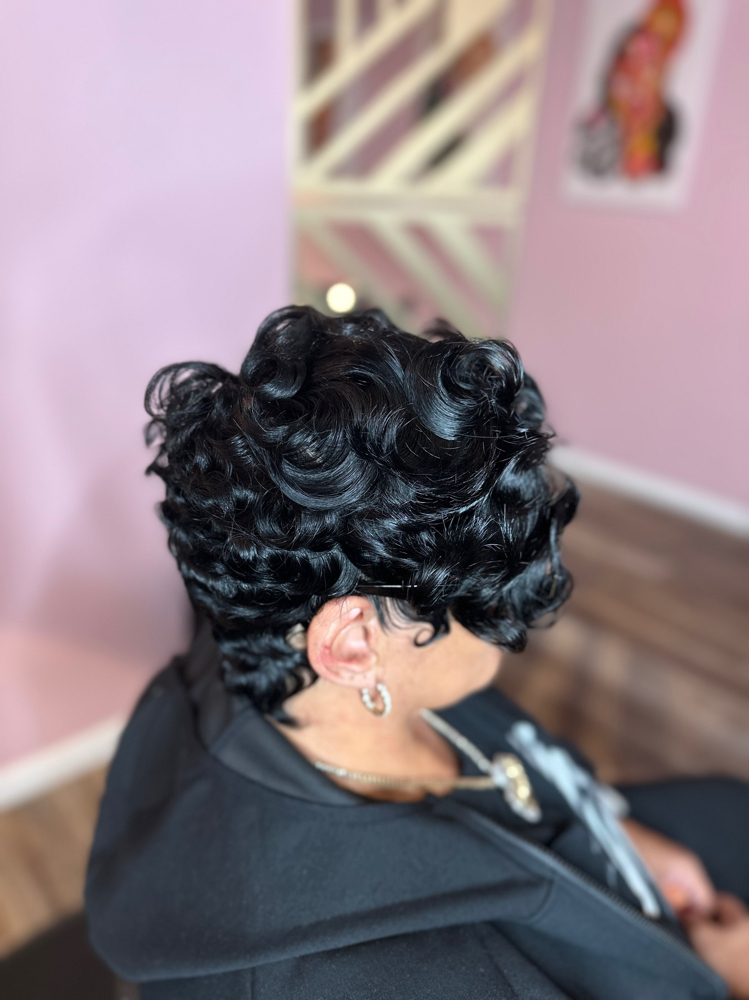 Wash & Curl + Tracks