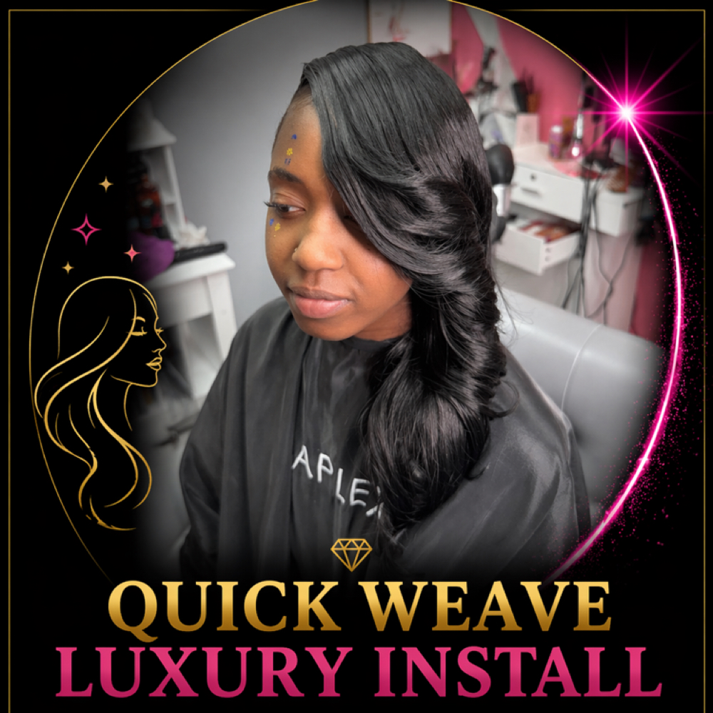 Quick Weave Luxury Install at Boss Savage Beauty in Muskegon Hts, MI
