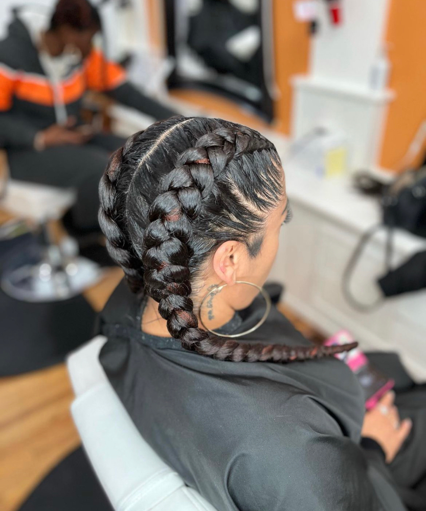 2 Feed-In Braids