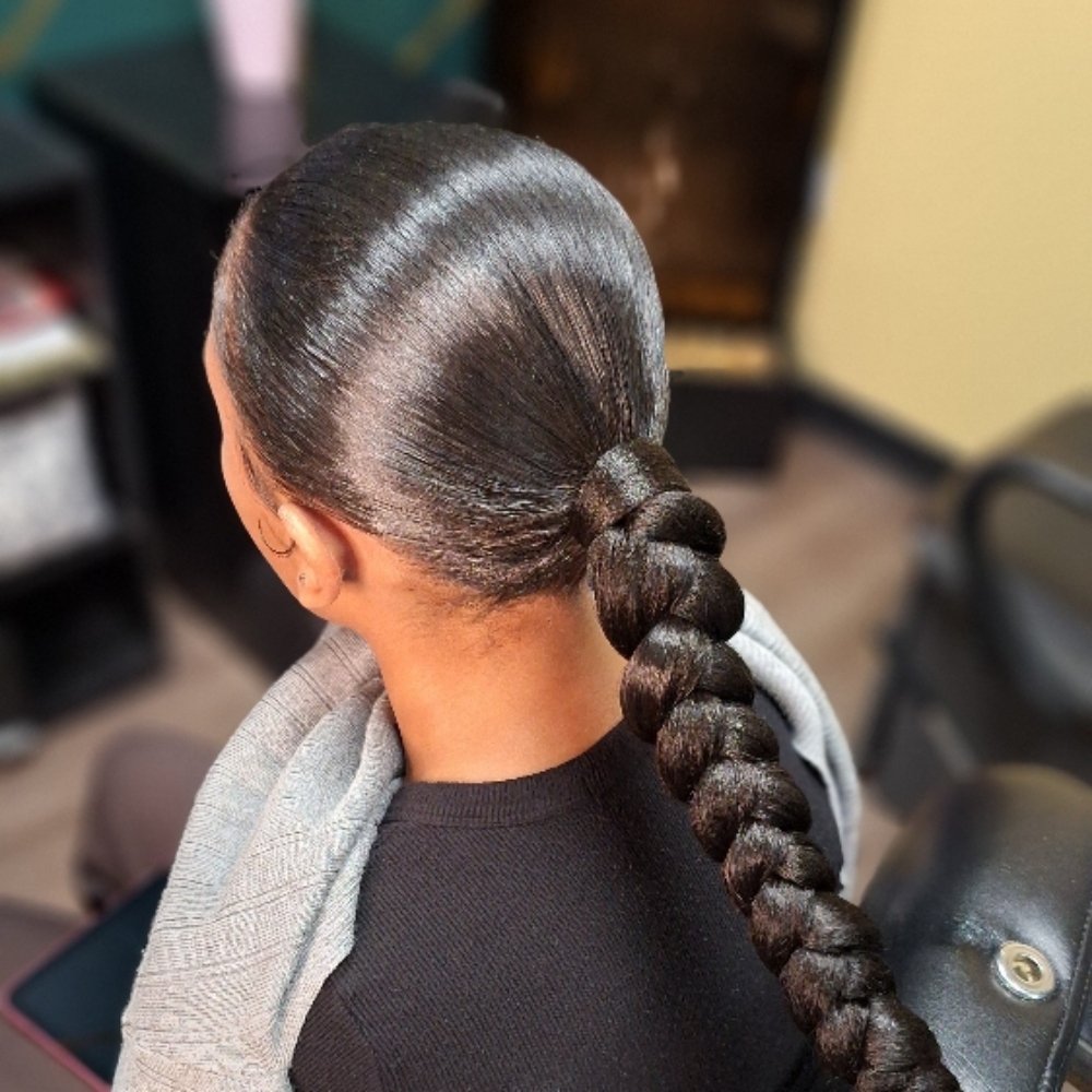 Slick Ponytail at Hairmagic X Handsofmagic in Rosenberg, TX