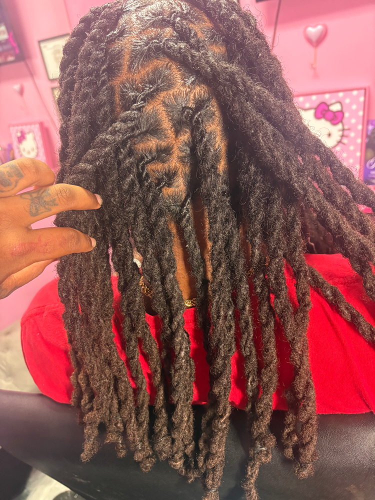 Retwist only and style