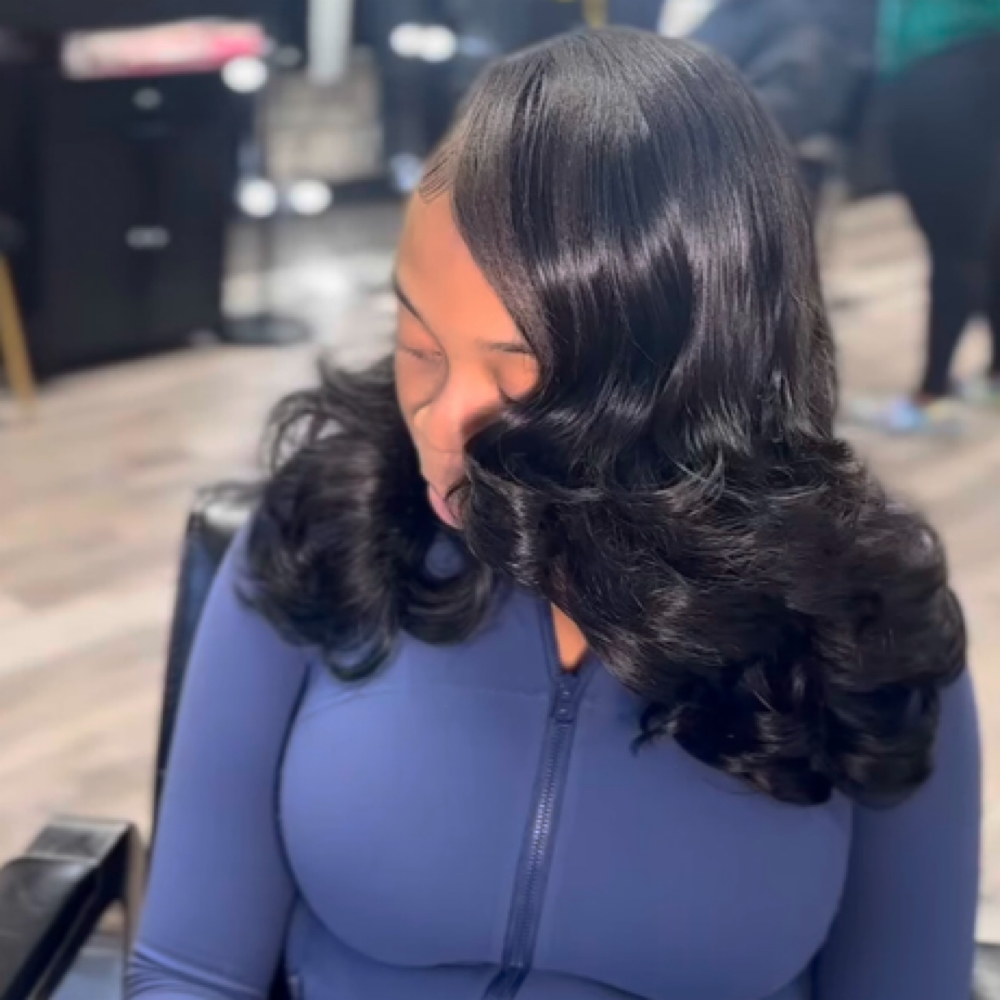 100% Raw Hair Sew-In 16inch at Allure Salon in Port St Lucie, FL