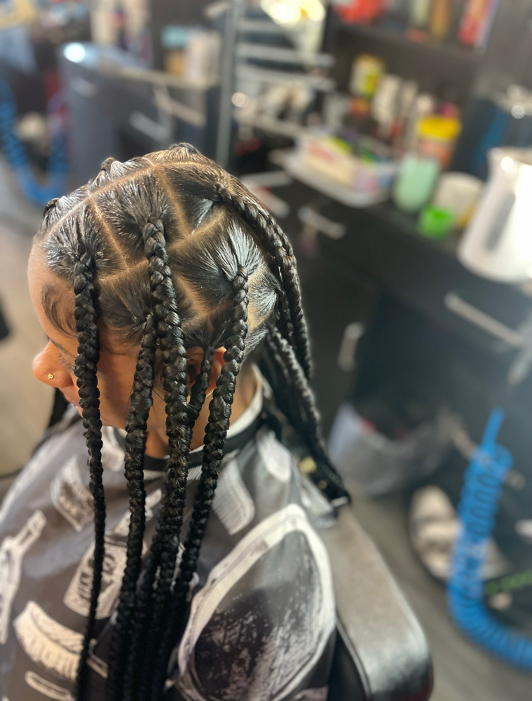 knotless (large) Box Braids