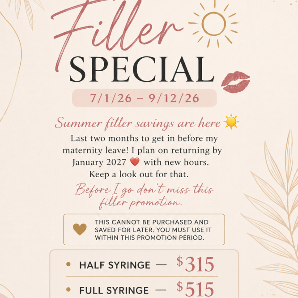 Filler SPECIAL at Etch Aesthetics in rochester, NY