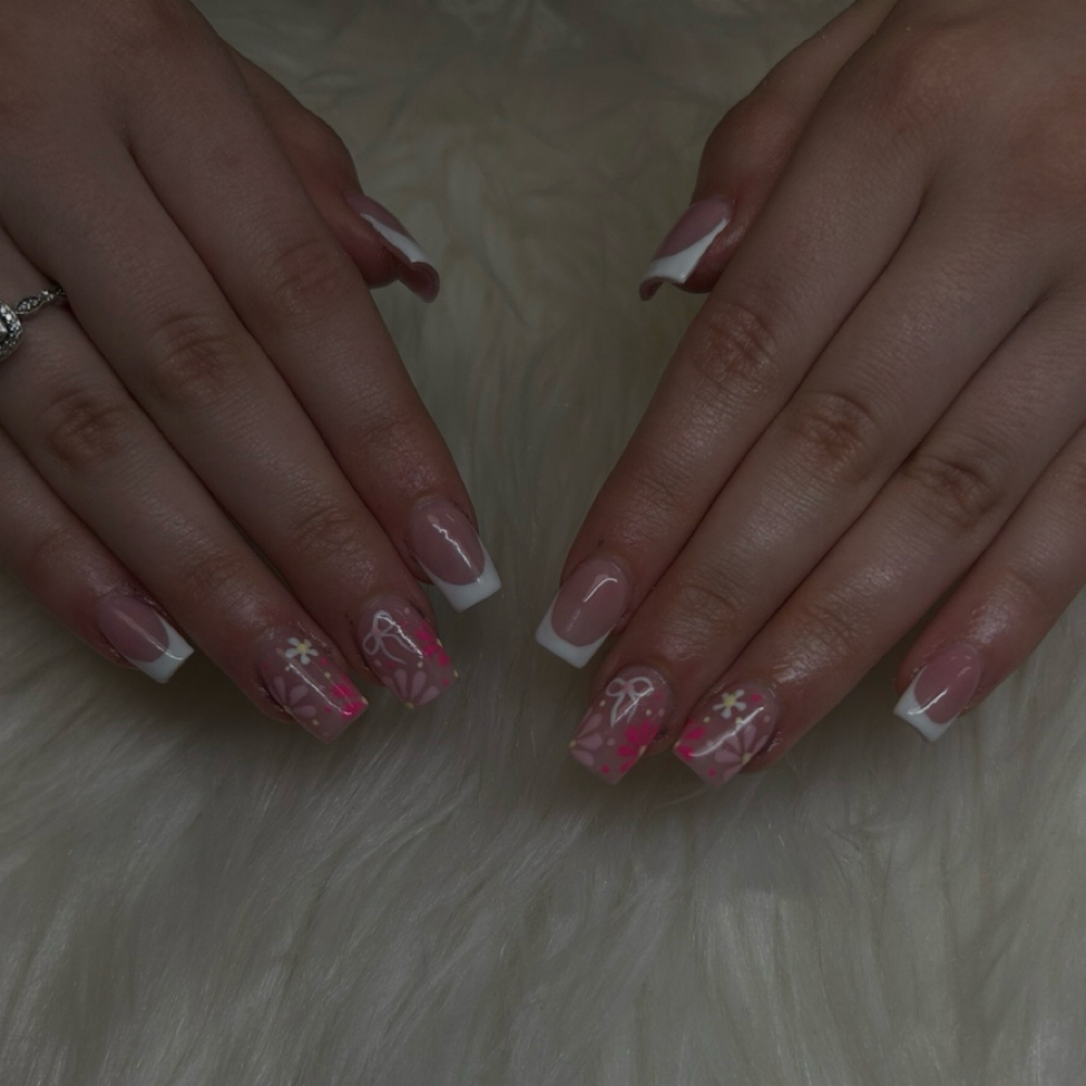 Simple Nail Design at Rilee Gallegos in Tiffin, OH