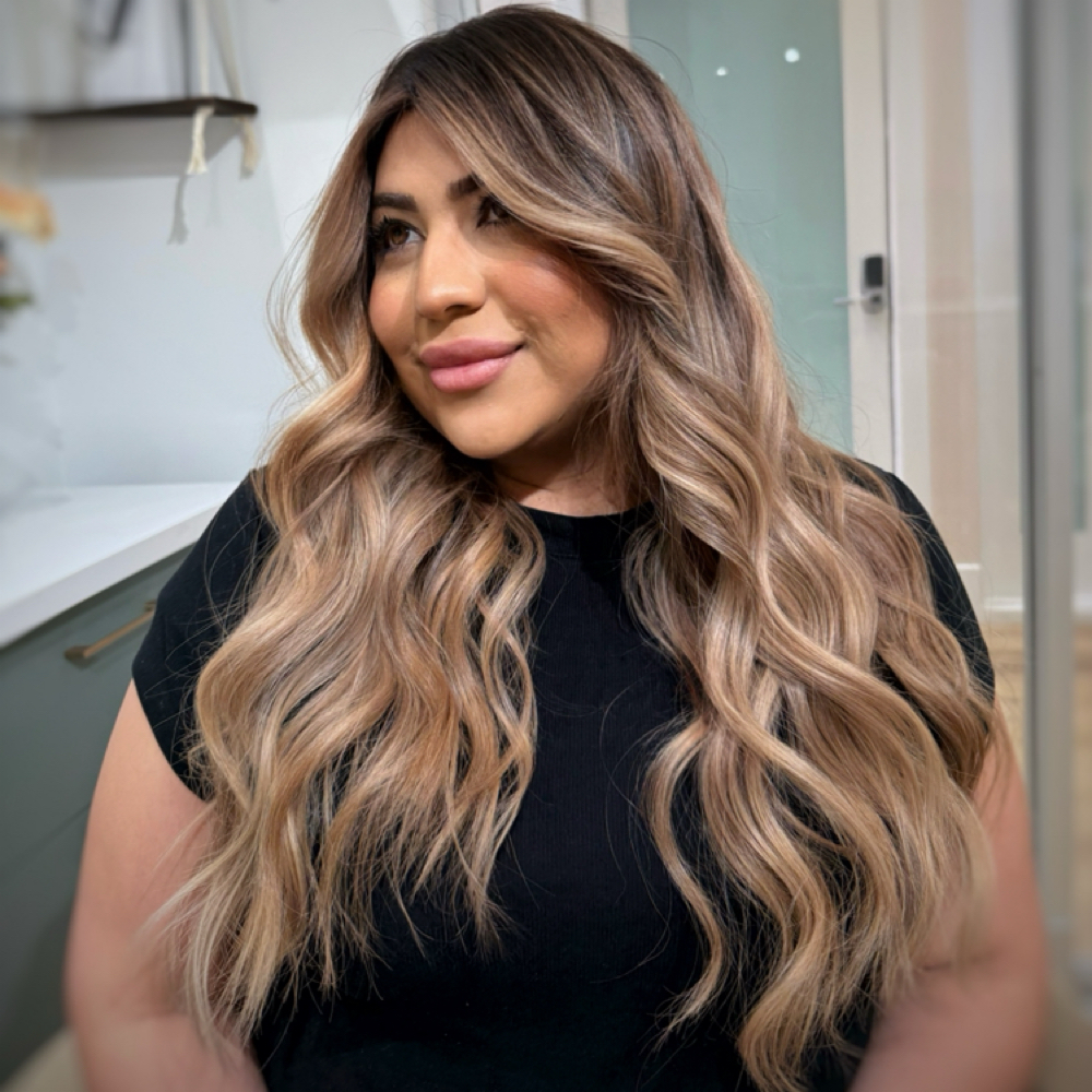 Custom Blonding at Crystalsntcrz in la verne, CA