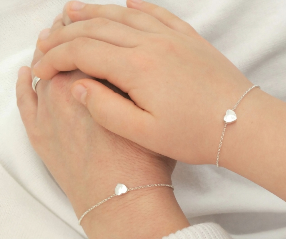 Mommy & Me Sterling Silver Bracelet