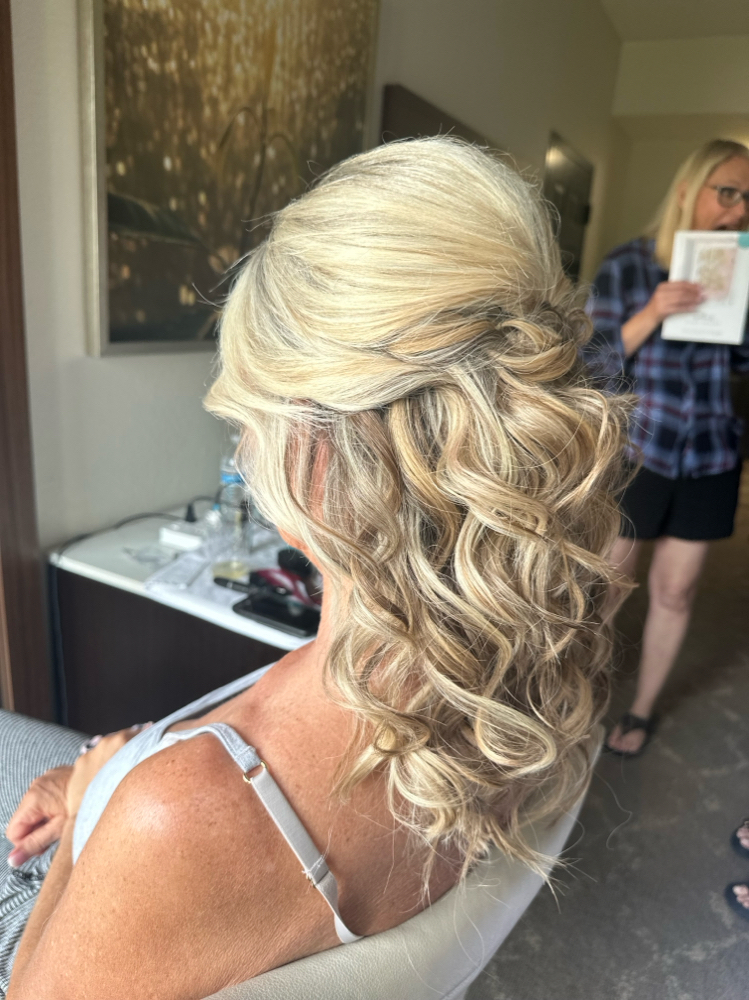 Formal Style  With Curls