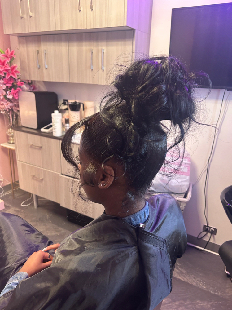 Frontal Ponytail Install